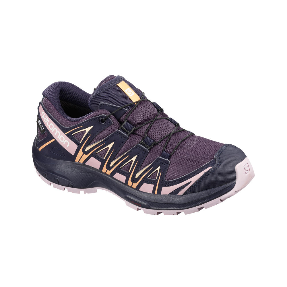 Salomon zapatilla trekking niño XA PRO 3D CSWP J lateral exterior