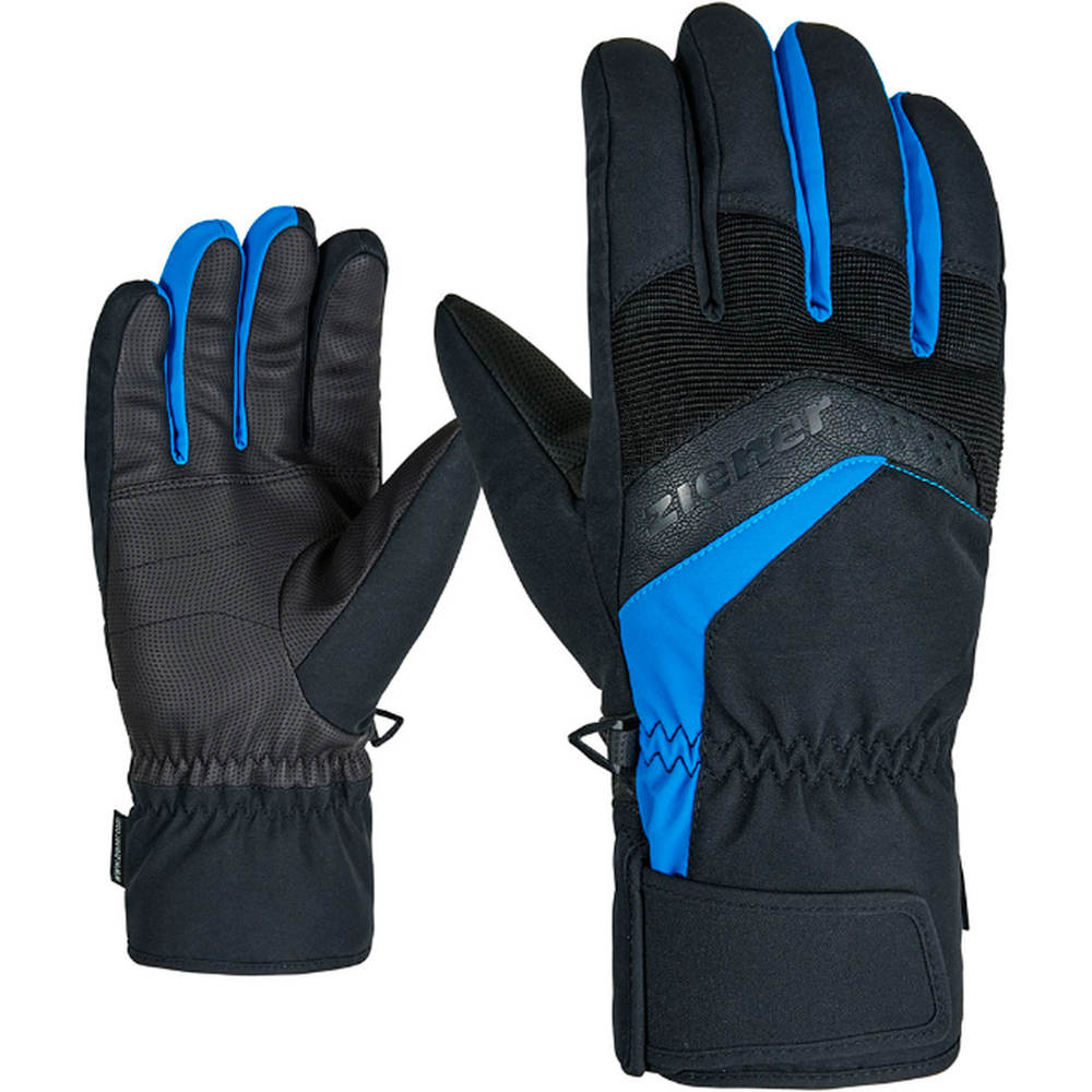 Ziener guantes esquí hombre GABINO BKBL vista frontal