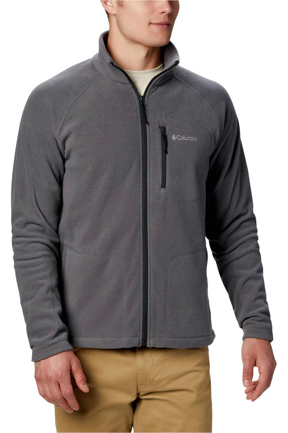 Fast trek ii full zip fleece forro polar hombre Gris (XXL)