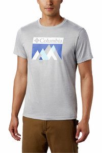 Columbia camiseta montaña manga corta hombre Zero Rules Short Sleeve Graphic Shirt vista frontal