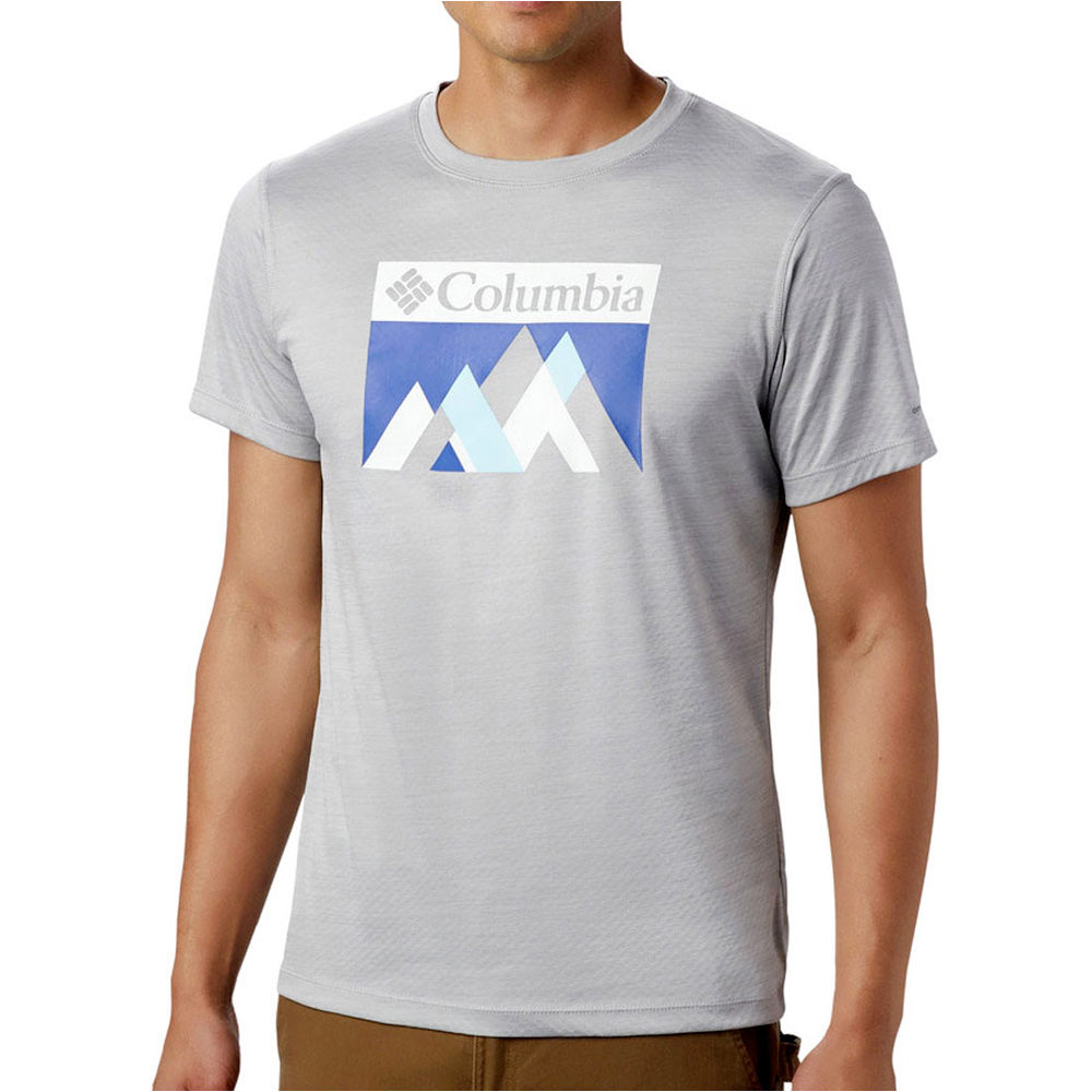 Columbia camiseta montaña manga corta hombre Zero Rules Short Sleeve Graphic Shirt vista detalle