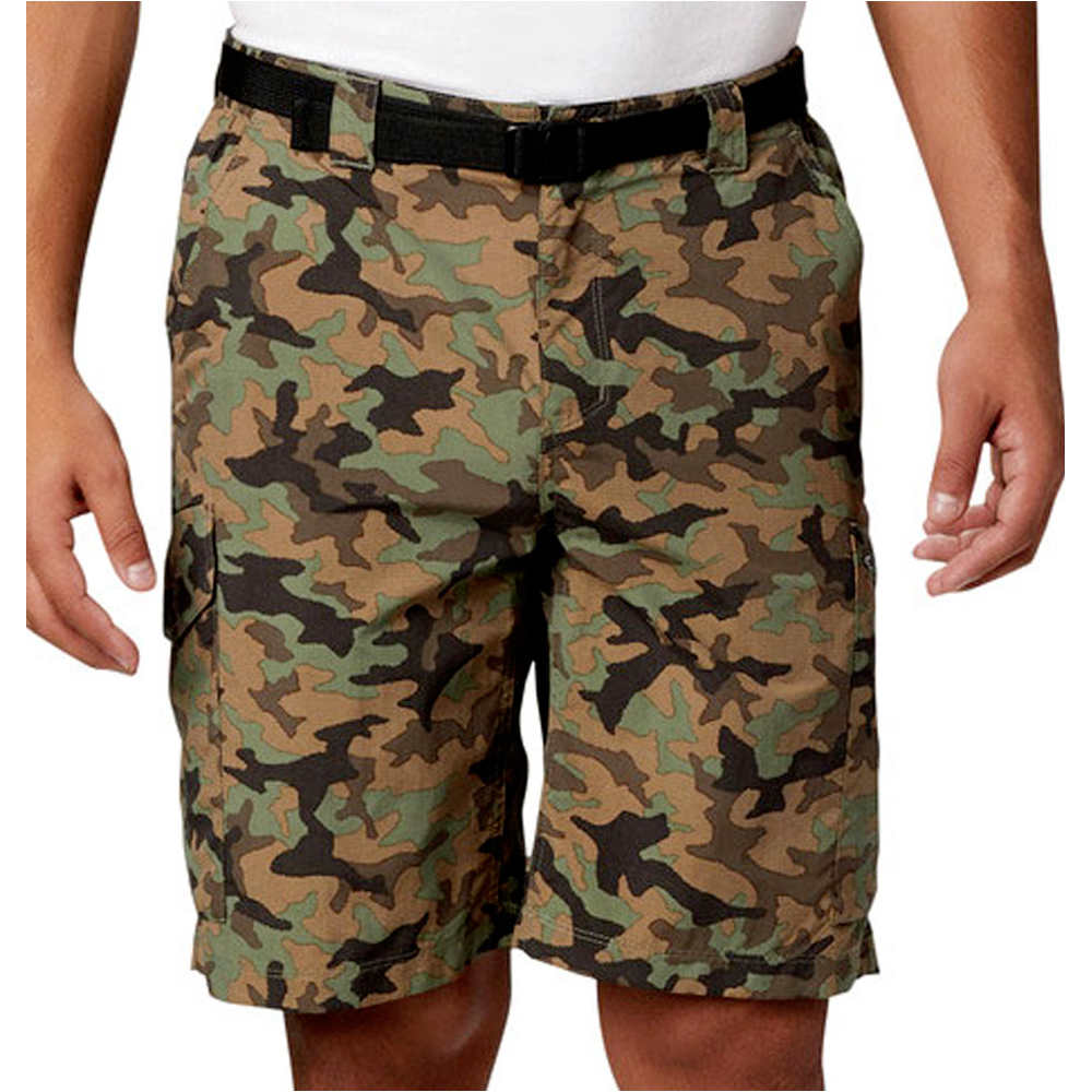 Columbia pantalón corto montaña hombre Silver Ridge Printed Cargo Short vista detalle