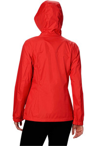 Columbia chaqueta impermeable mujer Pouring Adventure  II Jacket vista trasera