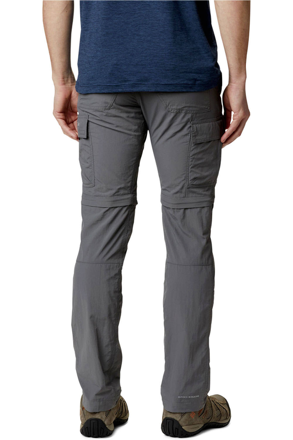 Columbia pantalón montaña hombre Silver Ridge II Convertible Pant vista trasera