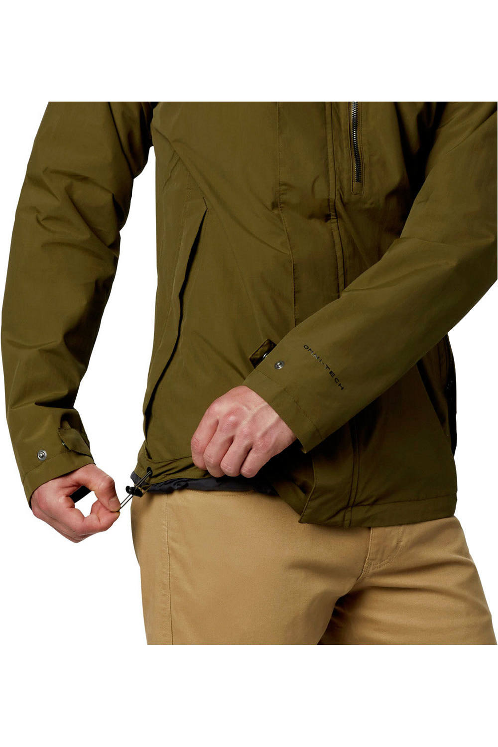 Columbia chaqueta impermeable insulada hombre Good Ways II Jacket vista detalle