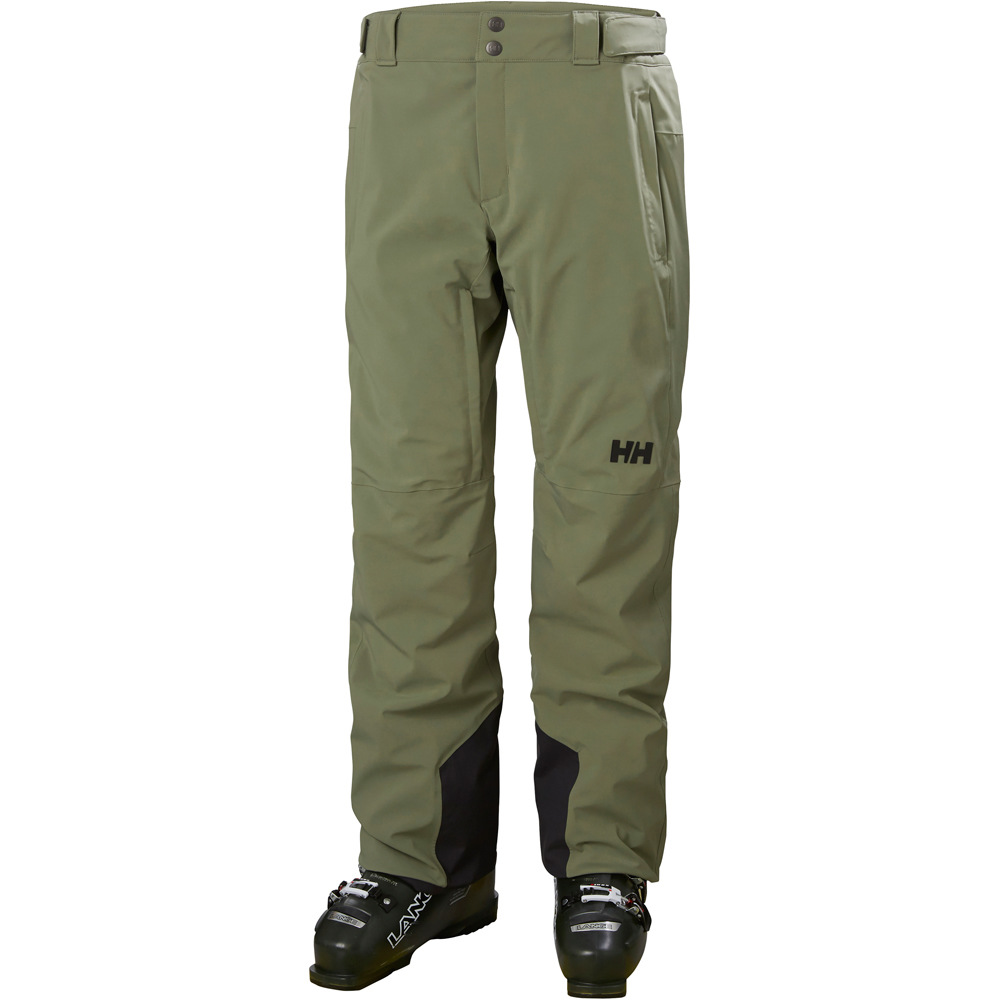 Helly Hansen pantalones esquí hombre RAPIDE PANT GREEN vista frontal