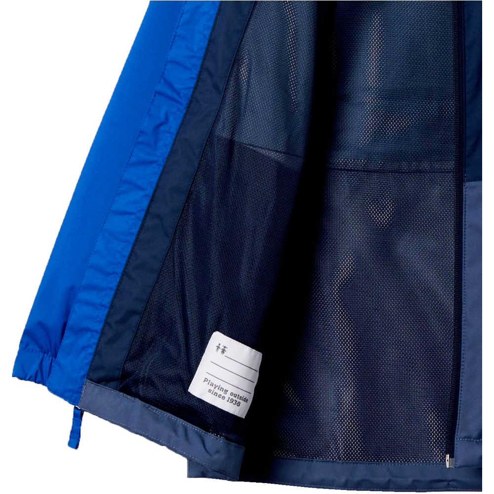 Columbia chaqueta impermeable niño Dalby Springs Jacket vista detalle