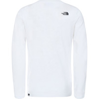 The North Face camiseta montaña manga larga niño Y NEW L/S BOX LOGO TEE vista trasera