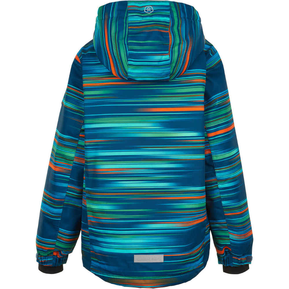 Color Kids chaqueta esquí infantil SKI JACKET BLUE vista trasera