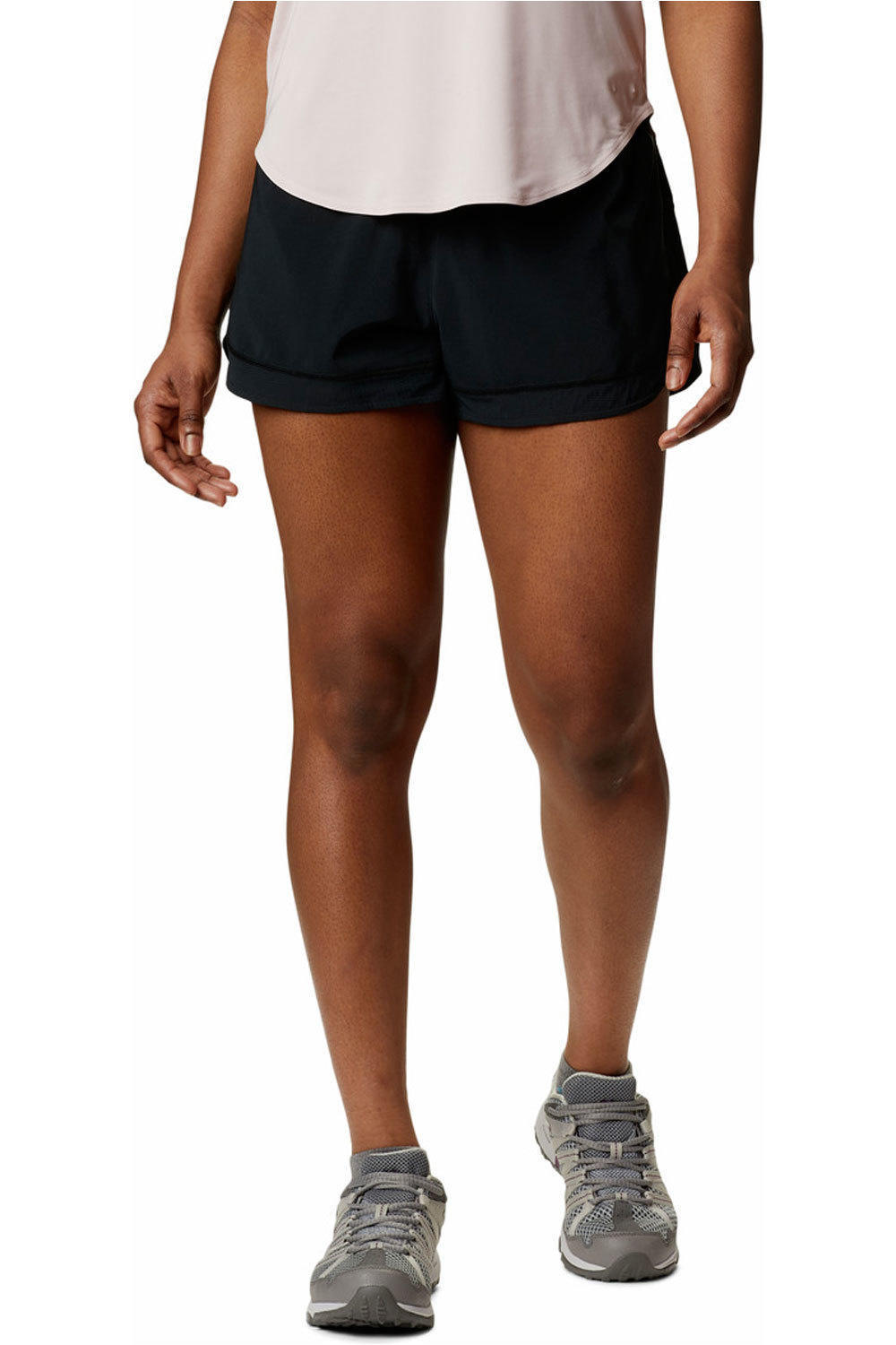 Columbia pantalones cortos trail running mujer Titan Ultra II Short vista frontal