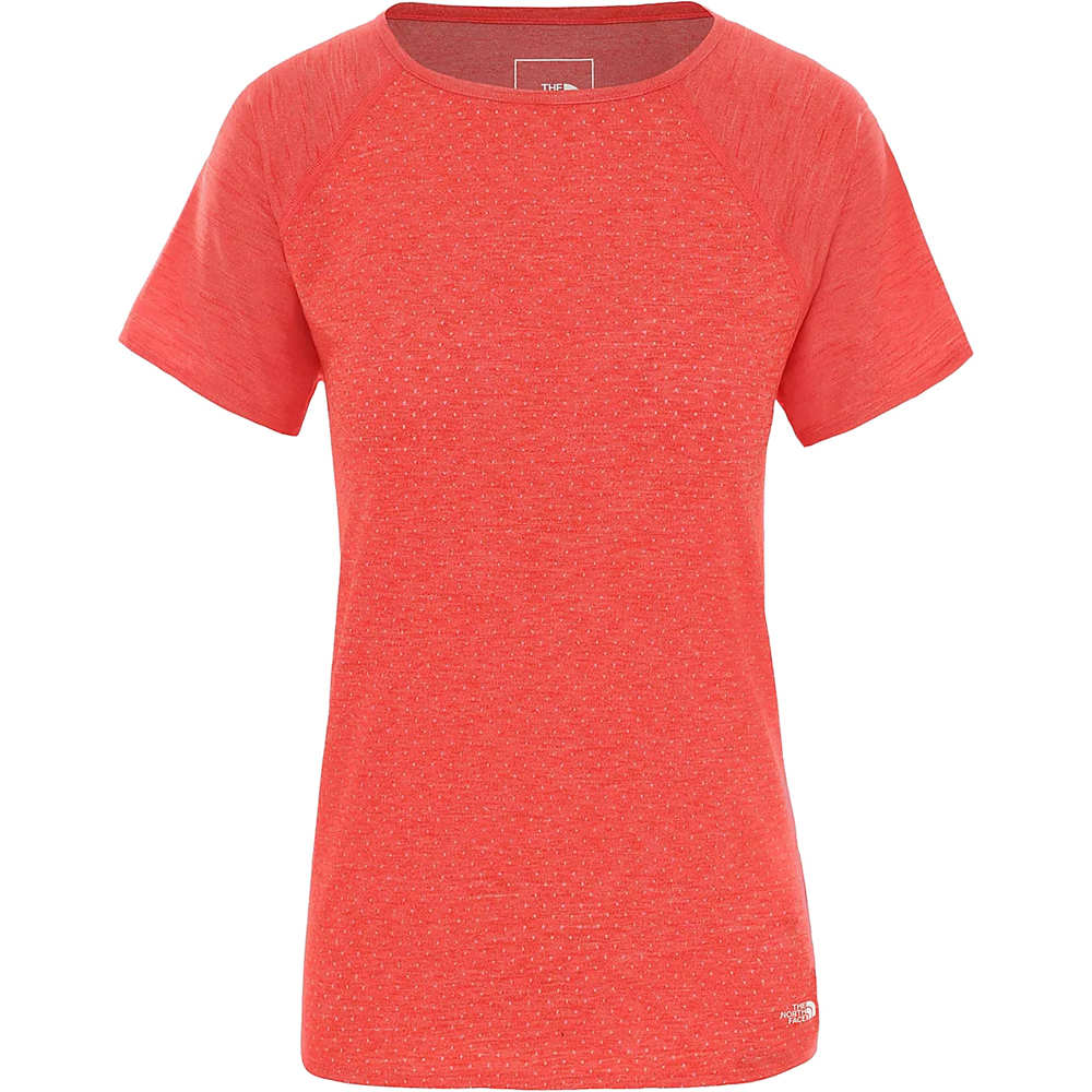 The North Face camiseta entrenamiento manga corta mujer W ACTTRAIL JACQ S/S vista frontal