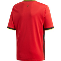 adidas camiseta de fútbol oficiales niño BELGICA 20 H JSY Y vista trasera