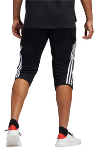 adidas pantalones cortos futbol 3/4 Tierro vista trasera