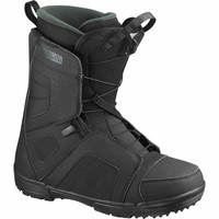 Salomon botas snowboard hombre TITAN BLACK GREEN lateral exterior