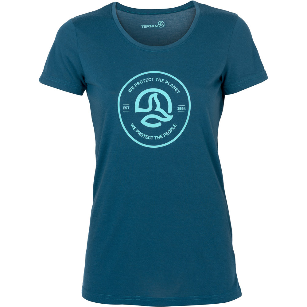 Ternua camiseta montaña manga corta mujer CAMISETA YARI W vista frontal