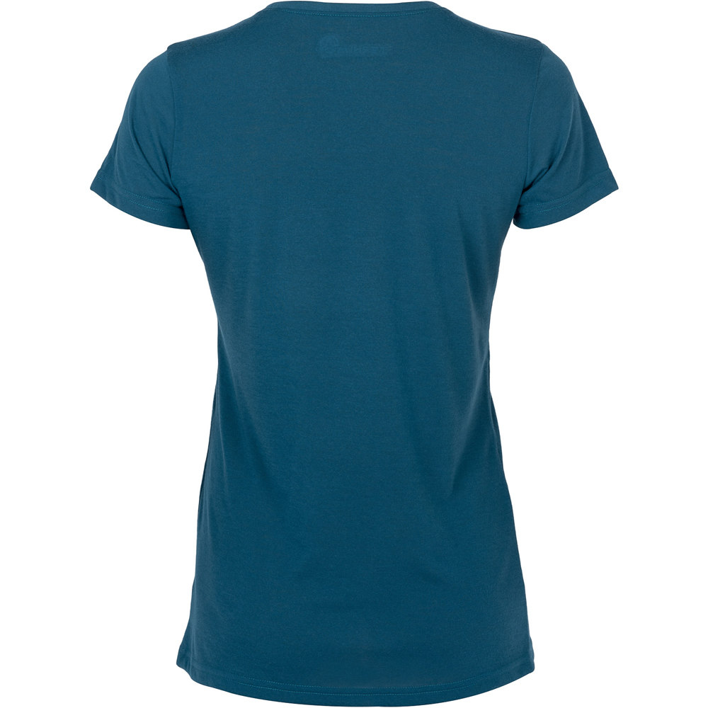 Ternua camiseta montaña manga corta mujer CAMISETA YARI W vista trasera