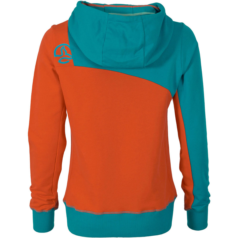 Ternua camiseta montaña manga larga mujer CHAQUETA RED ROCK JACKET vista trasera