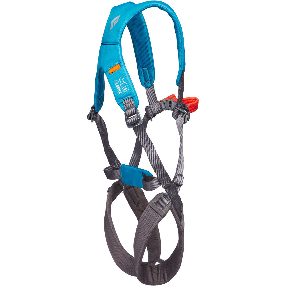 Black Diamond arnés MOMENTUM HARNESS-KIDS FL BODY AZ vista frontal