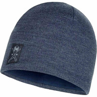 KNITTED FLEECE HAT SOLID NAVY