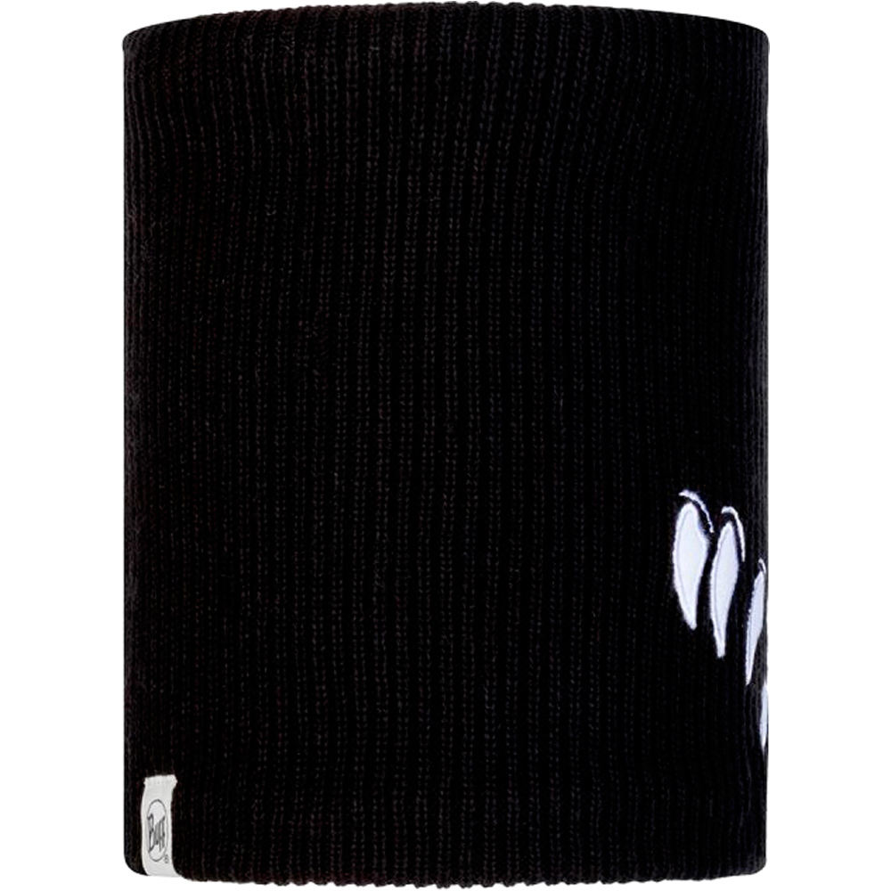 Buff tubular infantil KNITTED FLEECE NECKWARMER FUNN BAT BLACK vista frontal