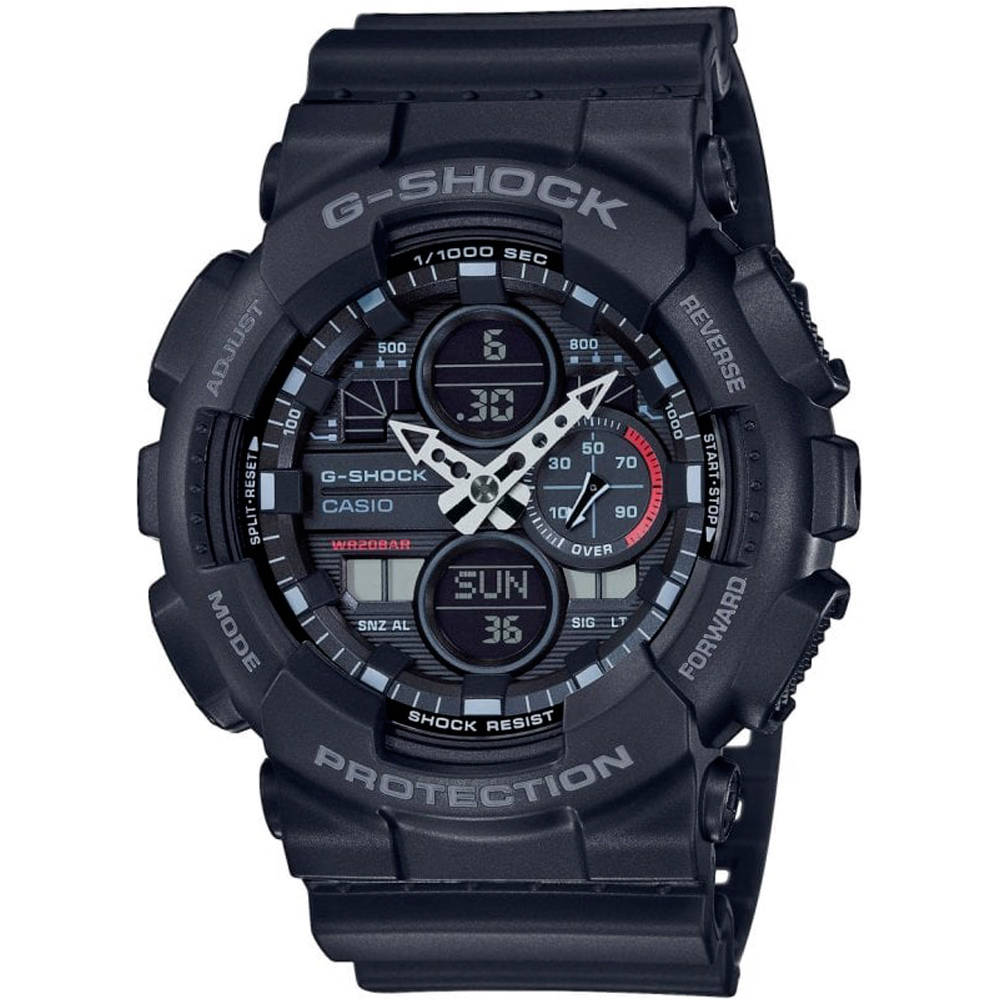 Casio reloj deportivo GA-140-1A1ER vista frontal