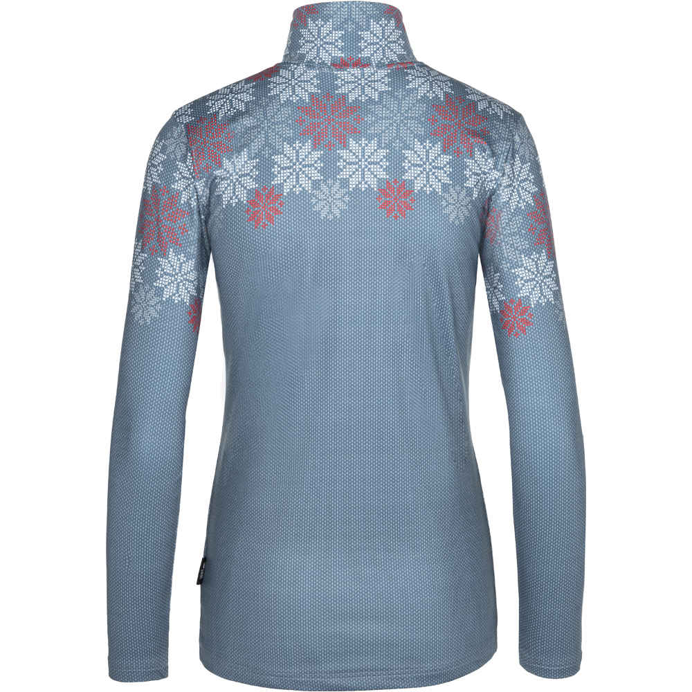 Neak Peak camiseta térmica manga larga mujer ATIA SF BLU vista trasera