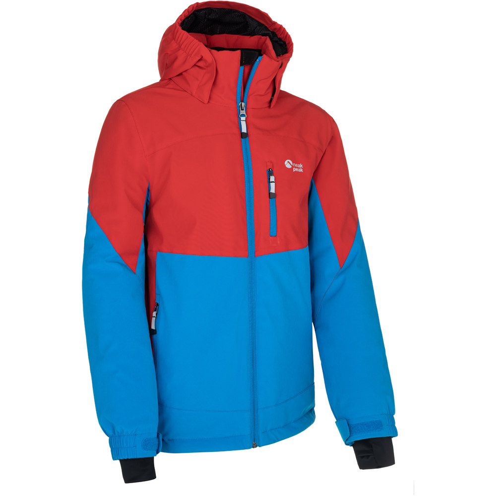 Neak Peak chaqueta impermeable niño KEVIN BSF RED vista frontal