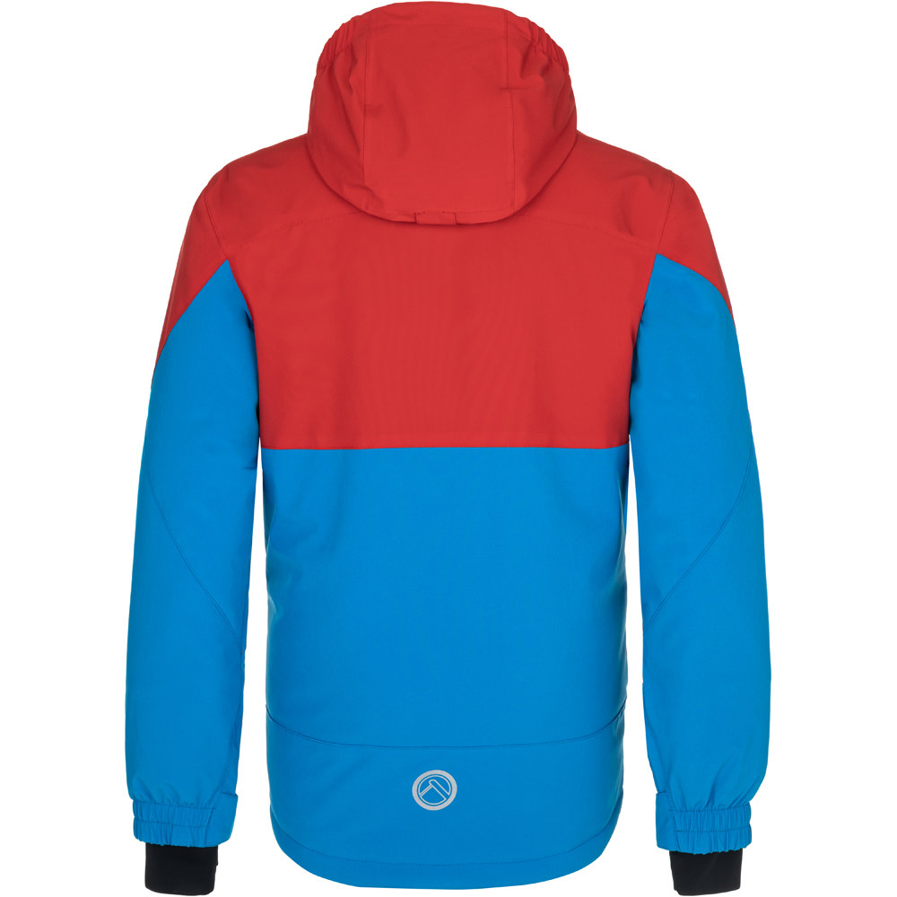 Neak Peak chaqueta impermeable niño KEVIN BSF RED vista trasera