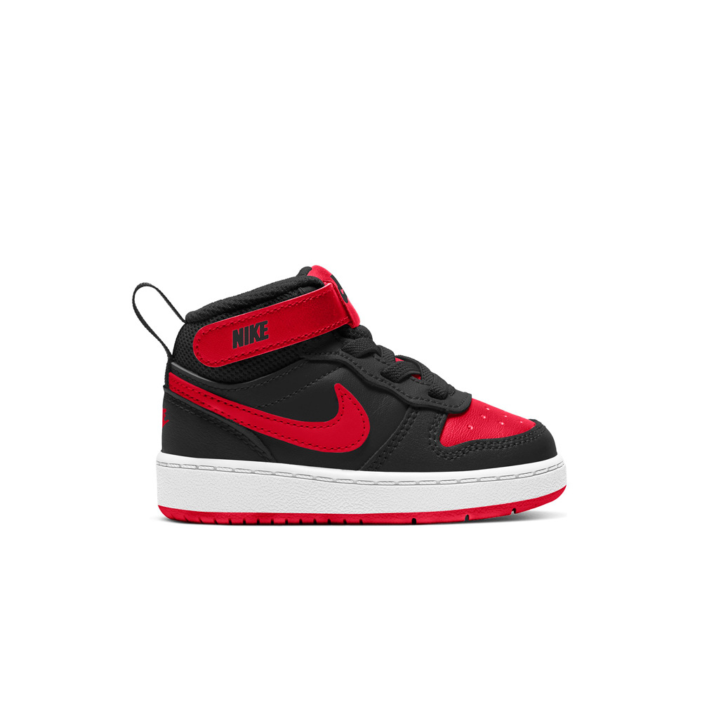 Nike zapatilla multideporte bebe COURT BOROUGH MID 2 (TDV) lateral exterior