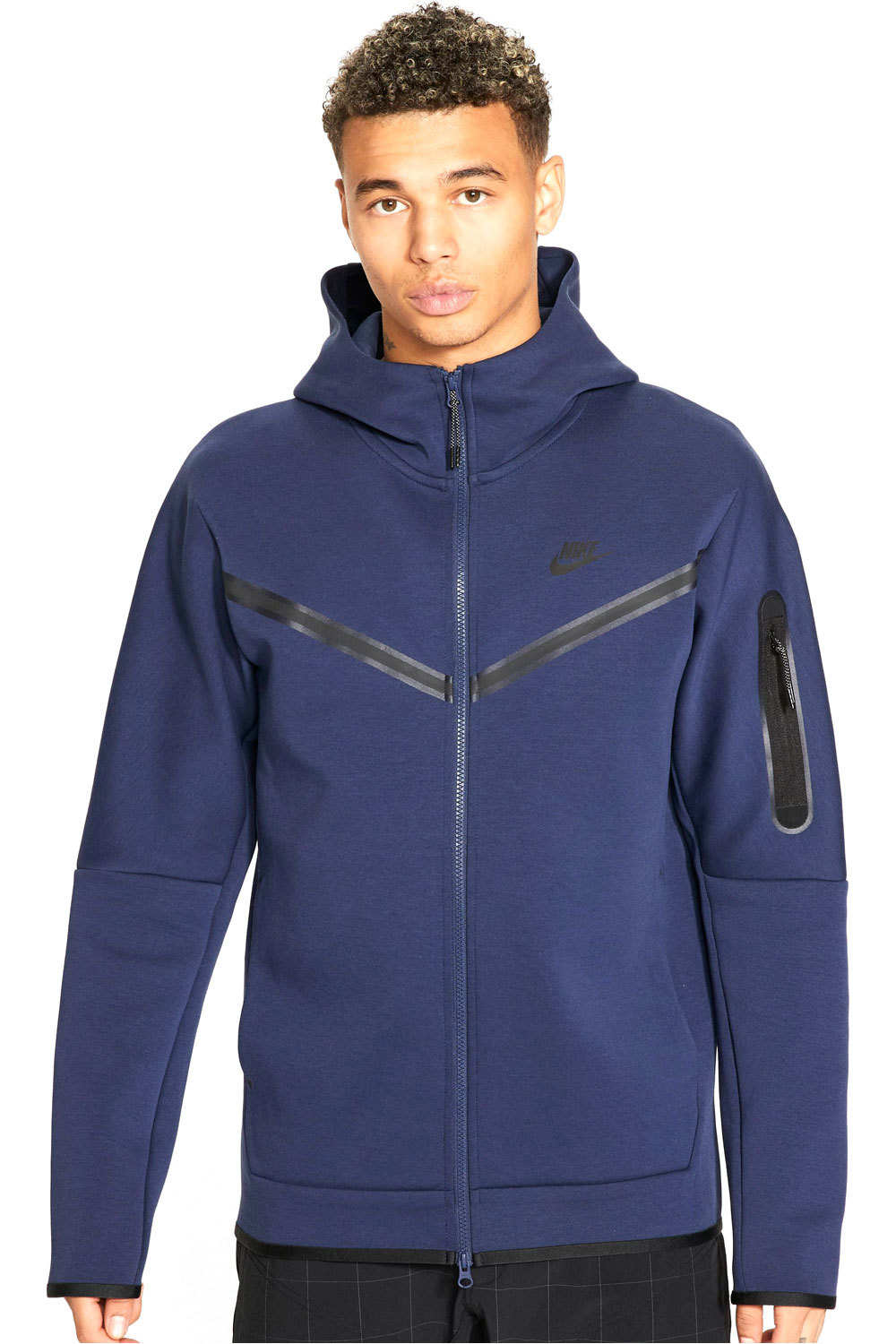 Nike sudadera hombre NSW TCH FLC HOODIE FZ WR vista frontal