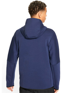 Nike sudadera hombre NSW TCH FLC HOODIE FZ WR vista trasera