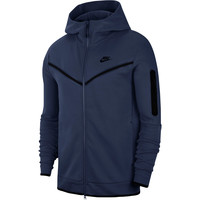 Nike sudadera hombre NSW TCH FLC HOODIE FZ WR vista detalle