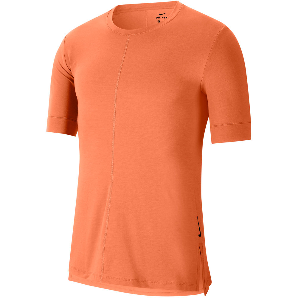 Nike camiseta fitness hombre M NK DRY TOP SS YOGA vista frontal