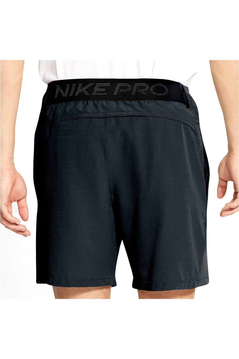 Nike pantalón corto fitness hombre M NP FLEX REP SHORT 2.0 NPC vista trasera