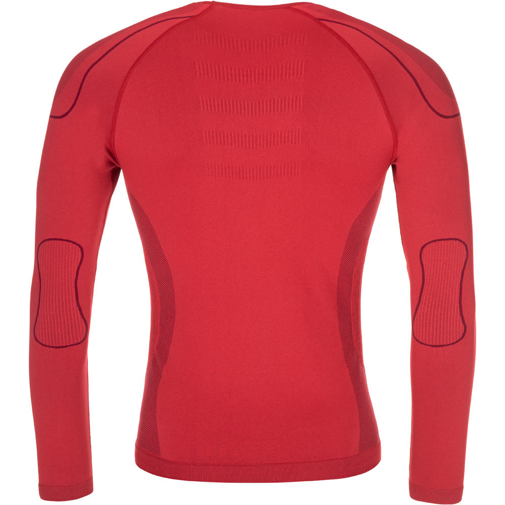 Neak Peak camiseta térmica manga larga hombre DELTAN SF RED vista trasera