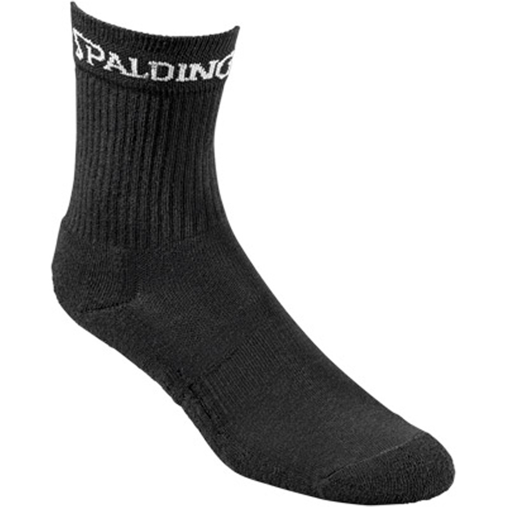 Spalding calcetines baloncesto SOCKS MID CUT (PU 3 PAIRS) NE vista frontal