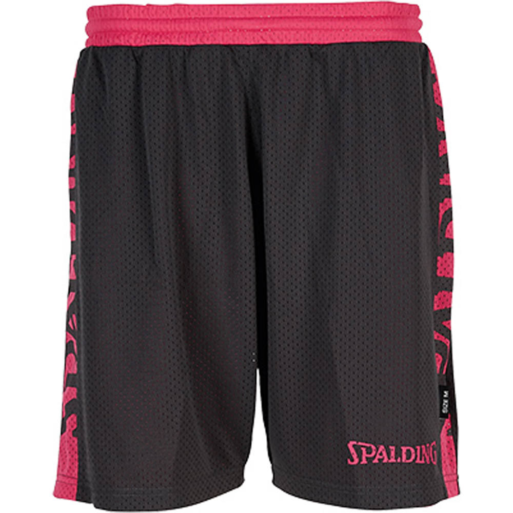 Spalding pantalón baloncesto ESSENTIAL REVERSIBLE SHORTS 4HER GRRS vista frontal