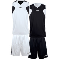 Joma camiseta baloncesto niños SET BASKET REVERSIBLE JERSEY+SHORT vista frontal