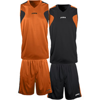 Joma camiseta baloncesto niños SET BASKET REVERSIBLE JERSEY+SHORT vista frontal