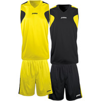 Joma camiseta baloncesto niños SET BASKET REVERSIBLE JERSEY+SHORT vista frontal