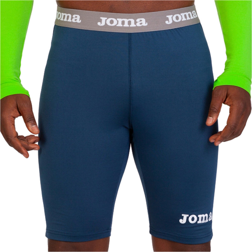 Joma pantalones cortos futbol niño SHORT WARM FLEECE vista frontal