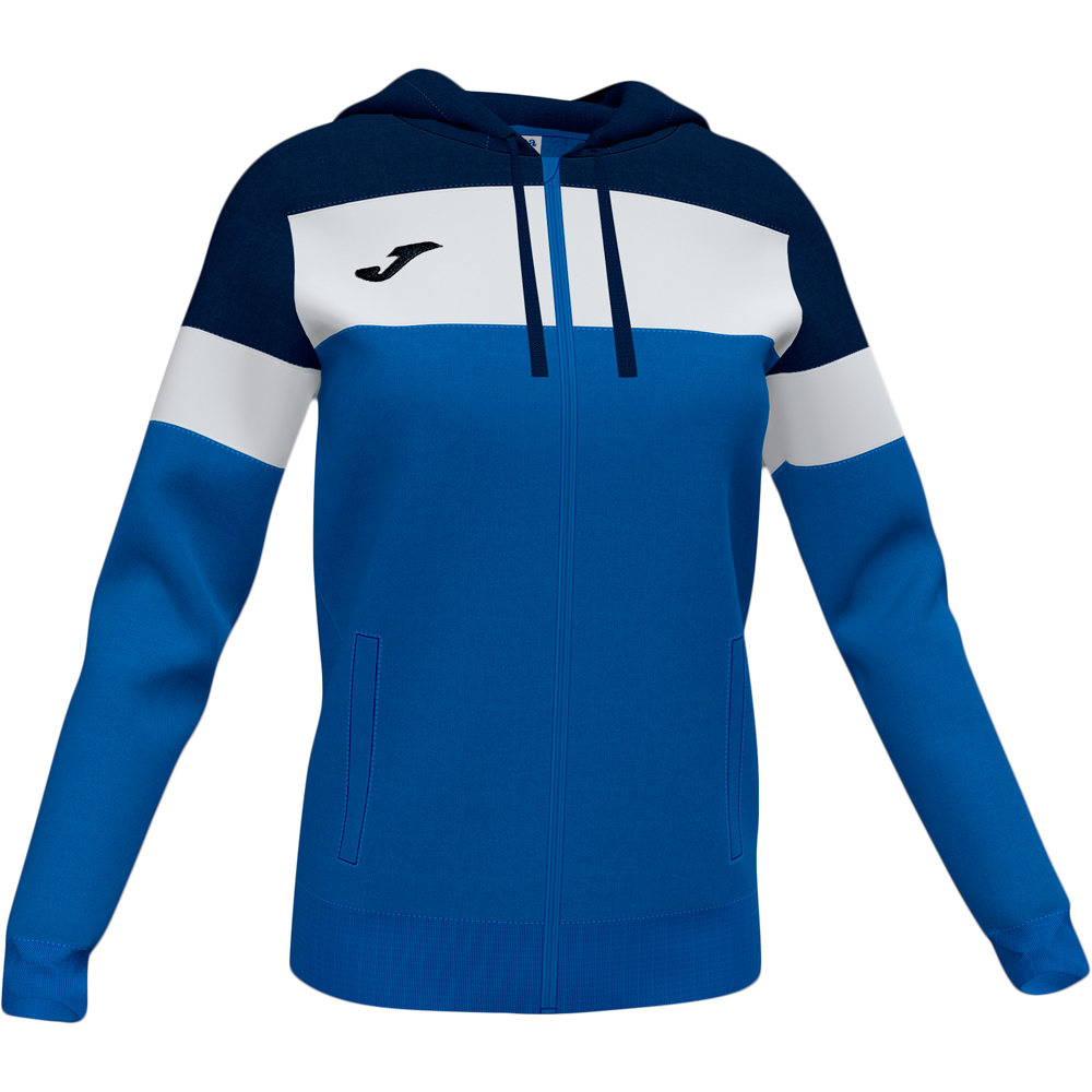 Joma sudaderas deportivas mujer CHAQUETA CAPUCHA CREW IV vista frontal