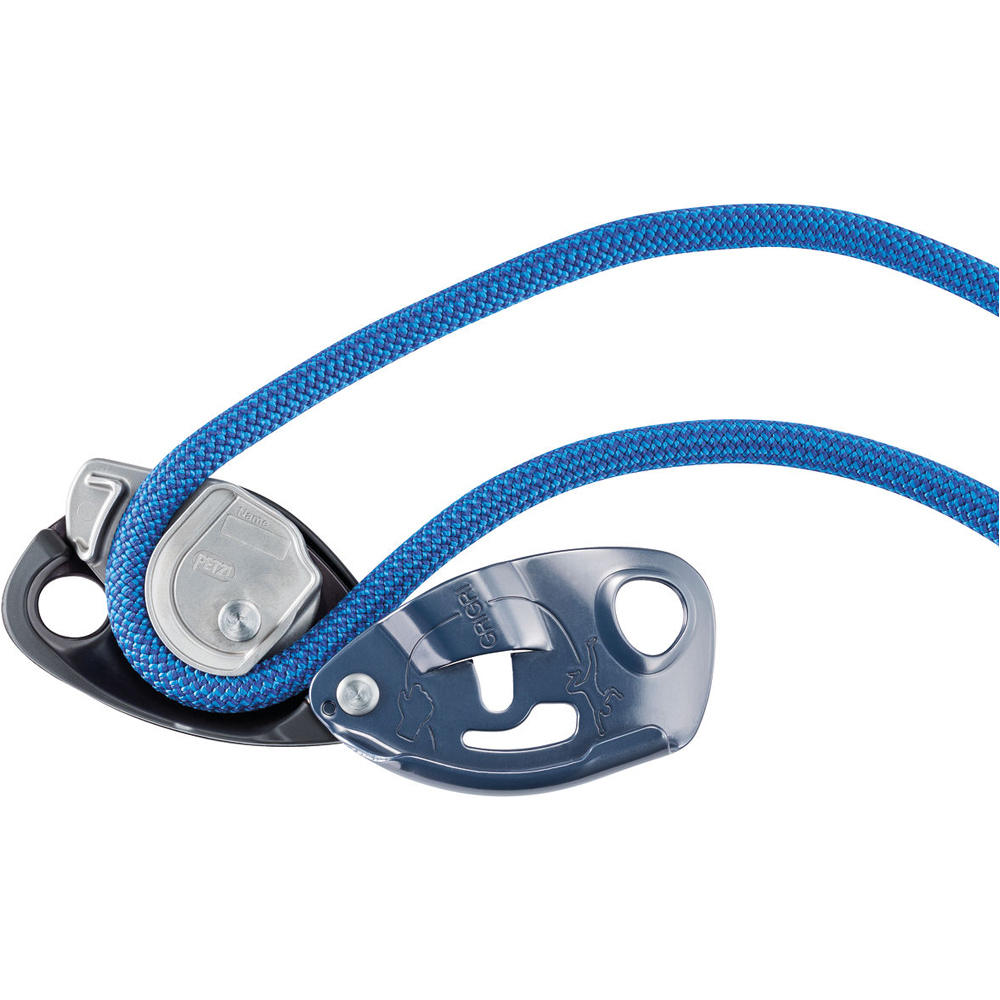 Petzl asegurador escalada ASEGURADOR GRIGRI GRIS 02