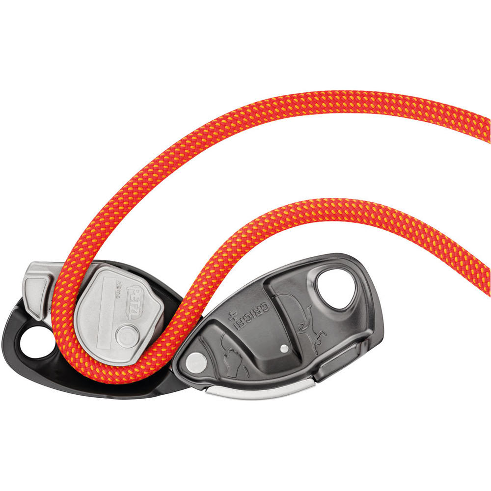 Petzl asegurador escalada GRIGRI + NARANJA 01