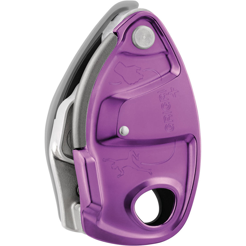 Petzl asegurador escalada GRIGRI + VIOLETA vista frontal