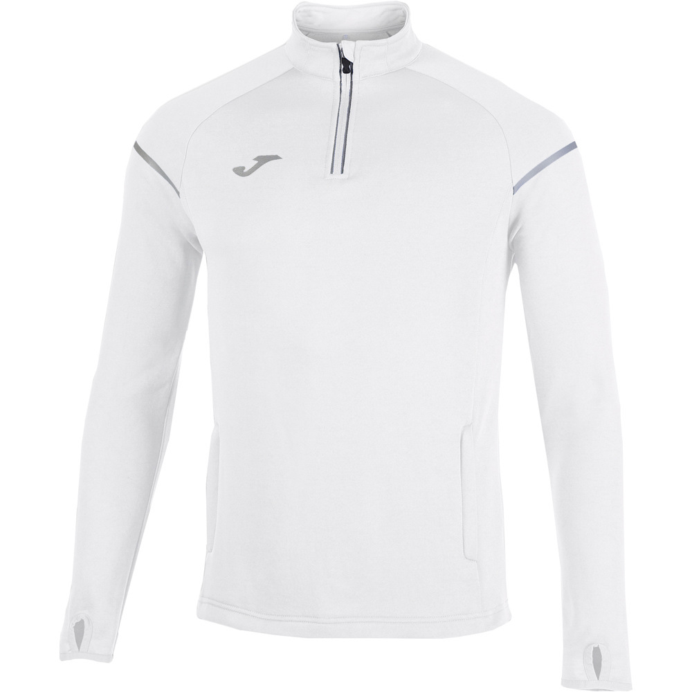 Joma camiseta entrenamiento manga larga niño CHAQUETA 1/2 CREMALLERA RACE vista frontal