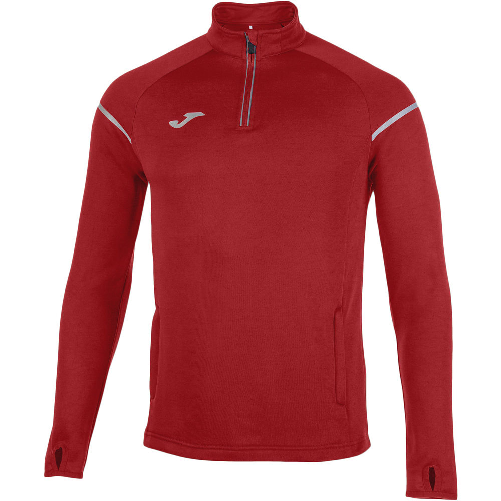 Joma camiseta entrenamiento manga larga niño CHAQUETA 1/2 CREMALLERA RACE vista frontal