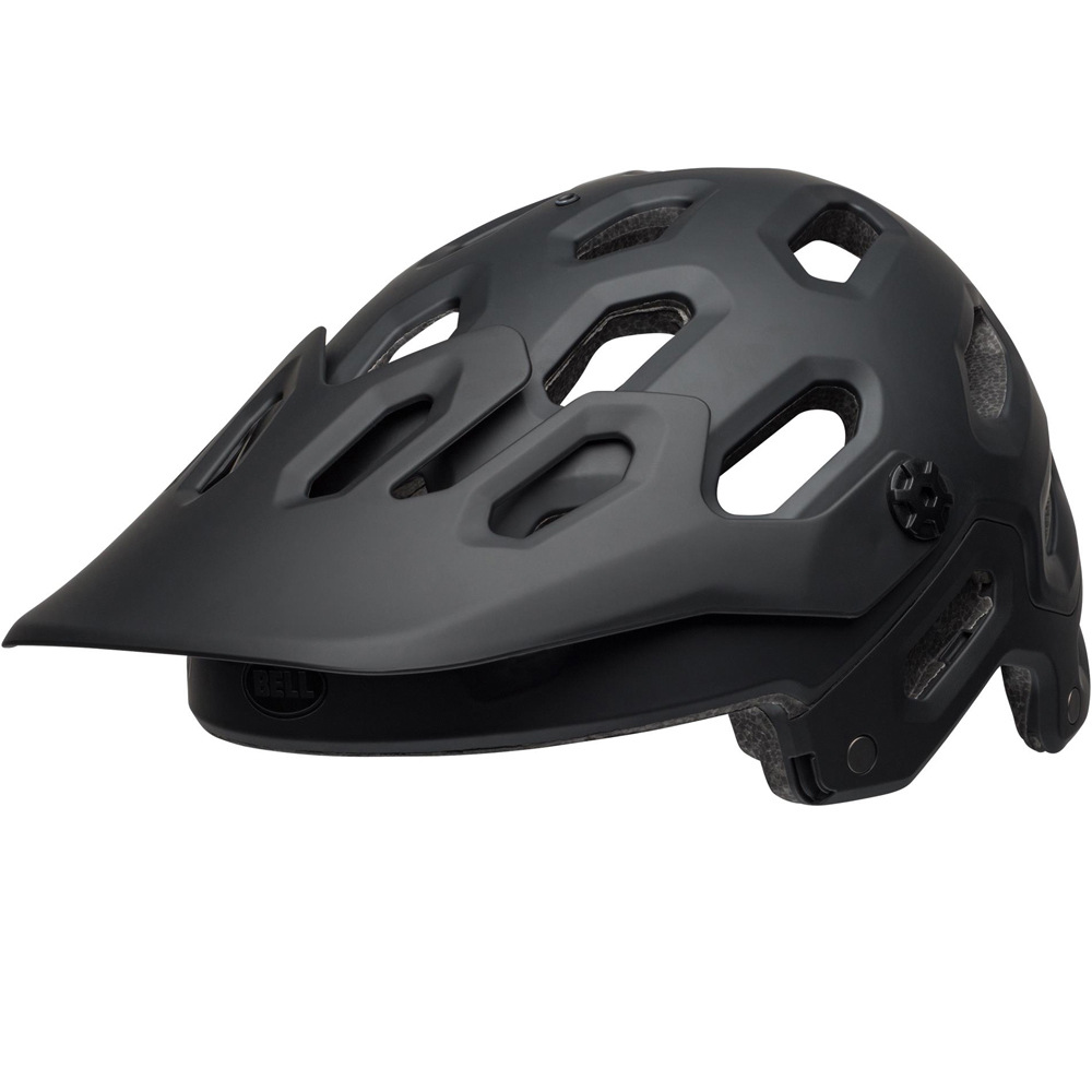 Bell casco bicicleta SUPER 3 2020 MATTE BLACK/GREY vista frontal