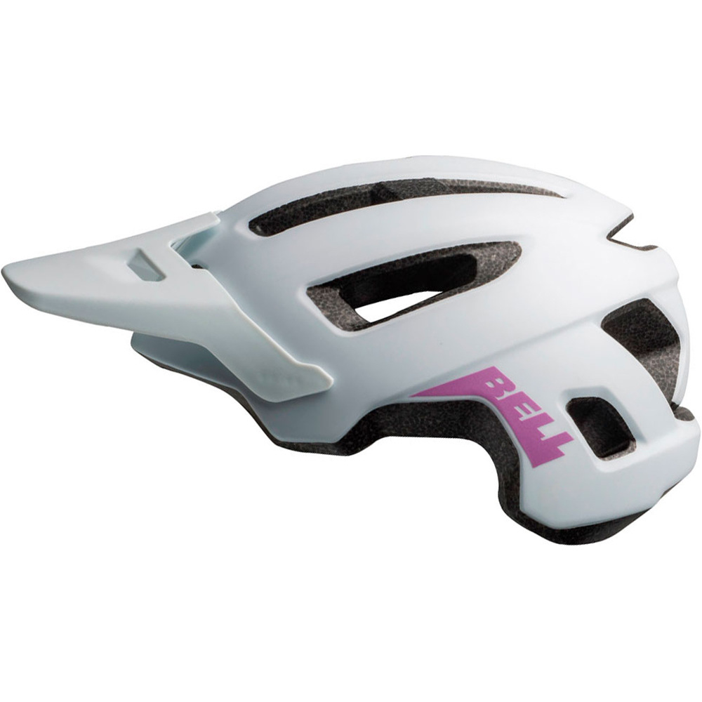 Bell casco bicicleta NOMAD JR 2020 WHITE/PURPLE vista frontal