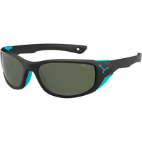 Cebe gafas deportivas JORASSES M MATT BLACK TURQUOISE Zone Pol vista frontal